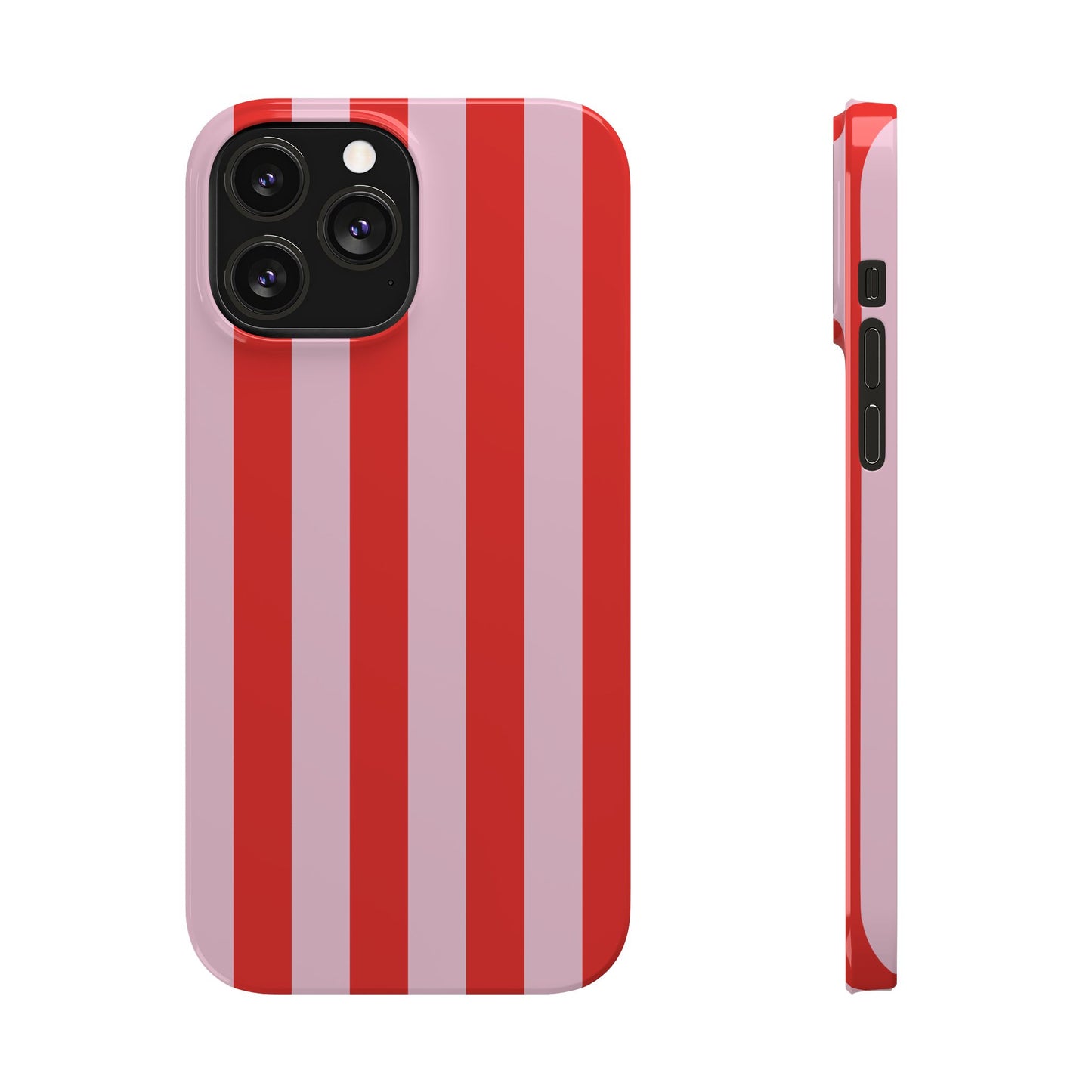 Red&Pink Stripe Case
