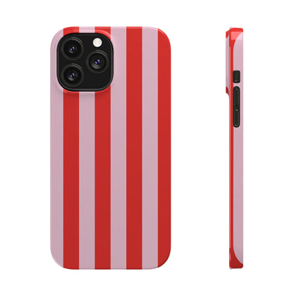 Red&Pink Stripe Case