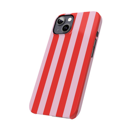 Red&Pink Stripe Case