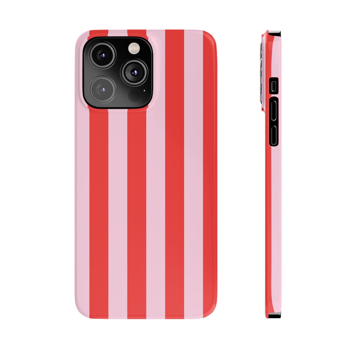 Red&Pink Stripe Case