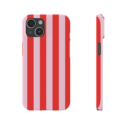 Red&Pink Stripe Case