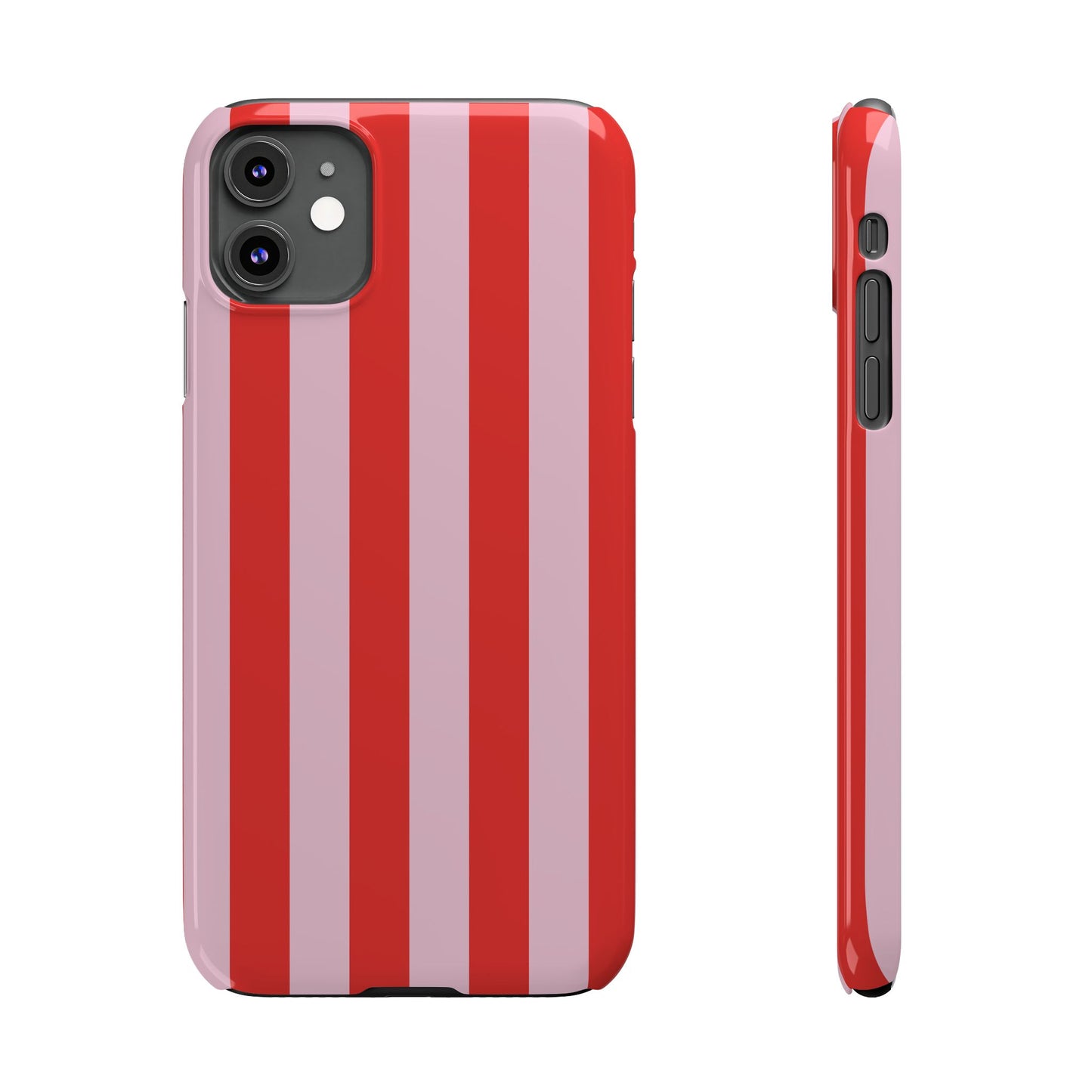 Red&Pink Stripe Case