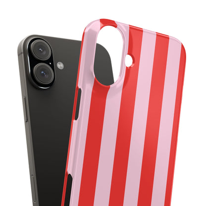 Red&Pink Stripe Case