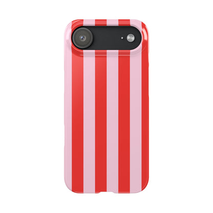 Red&Pink Stripe Case