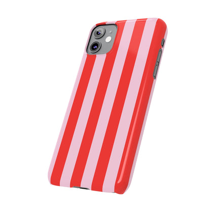 Red&Pink Stripe Case