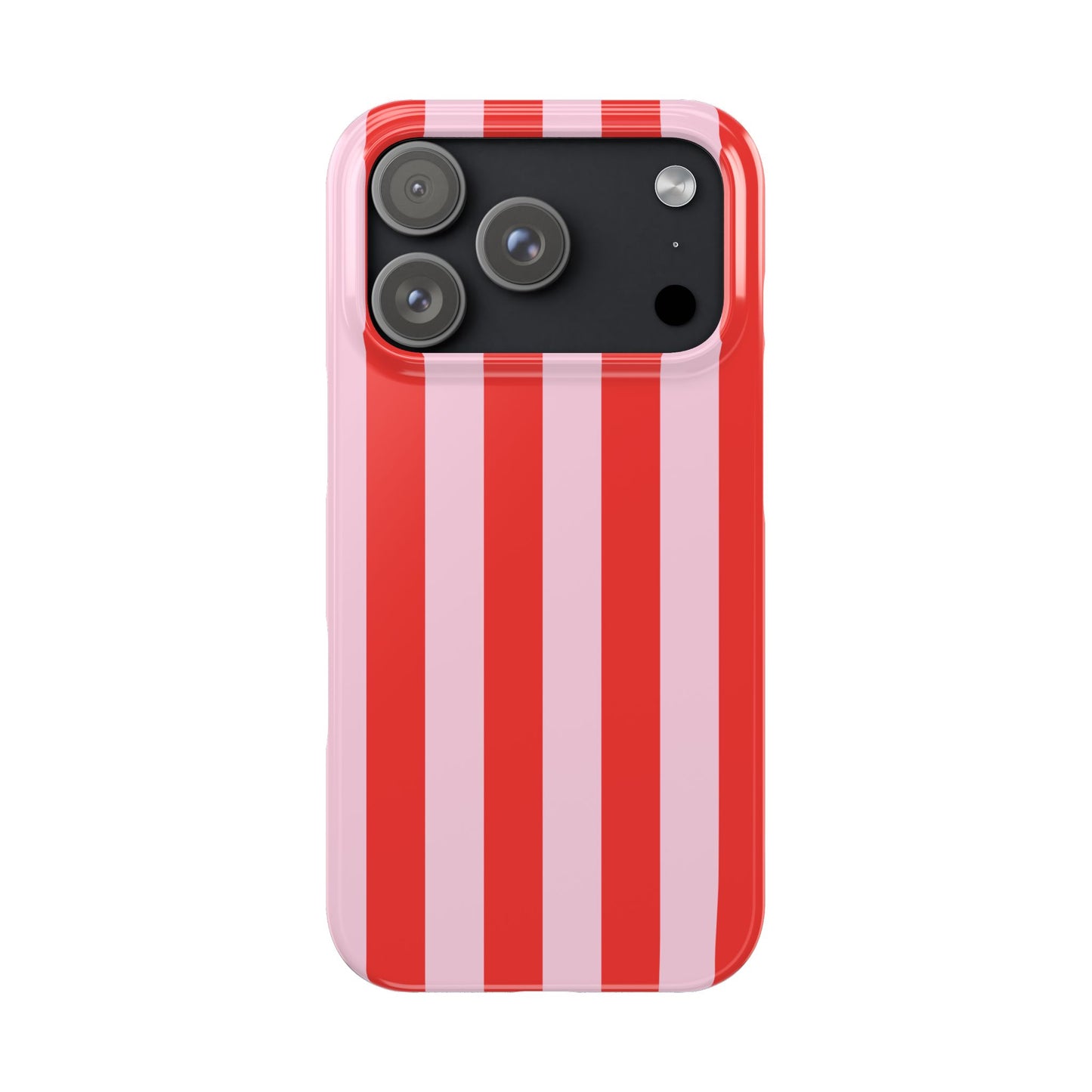Red&Pink Stripe Case