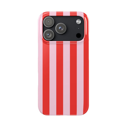 Red&Pink Stripe Case