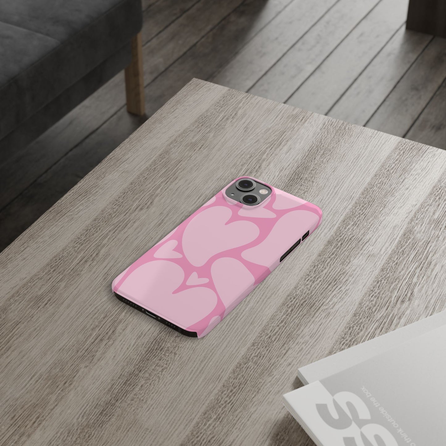 Melting Pink Heart Case