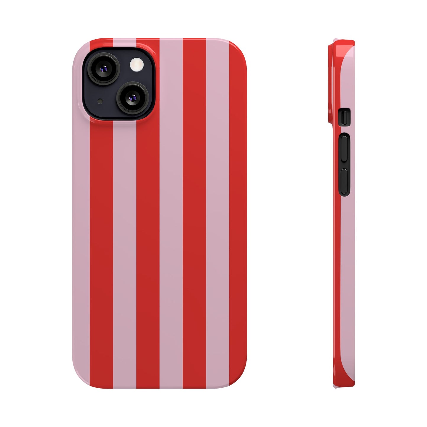 Red&Pink Stripe Case