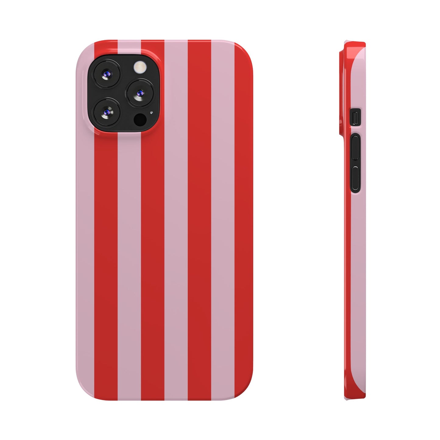 Red&Pink Stripe Case