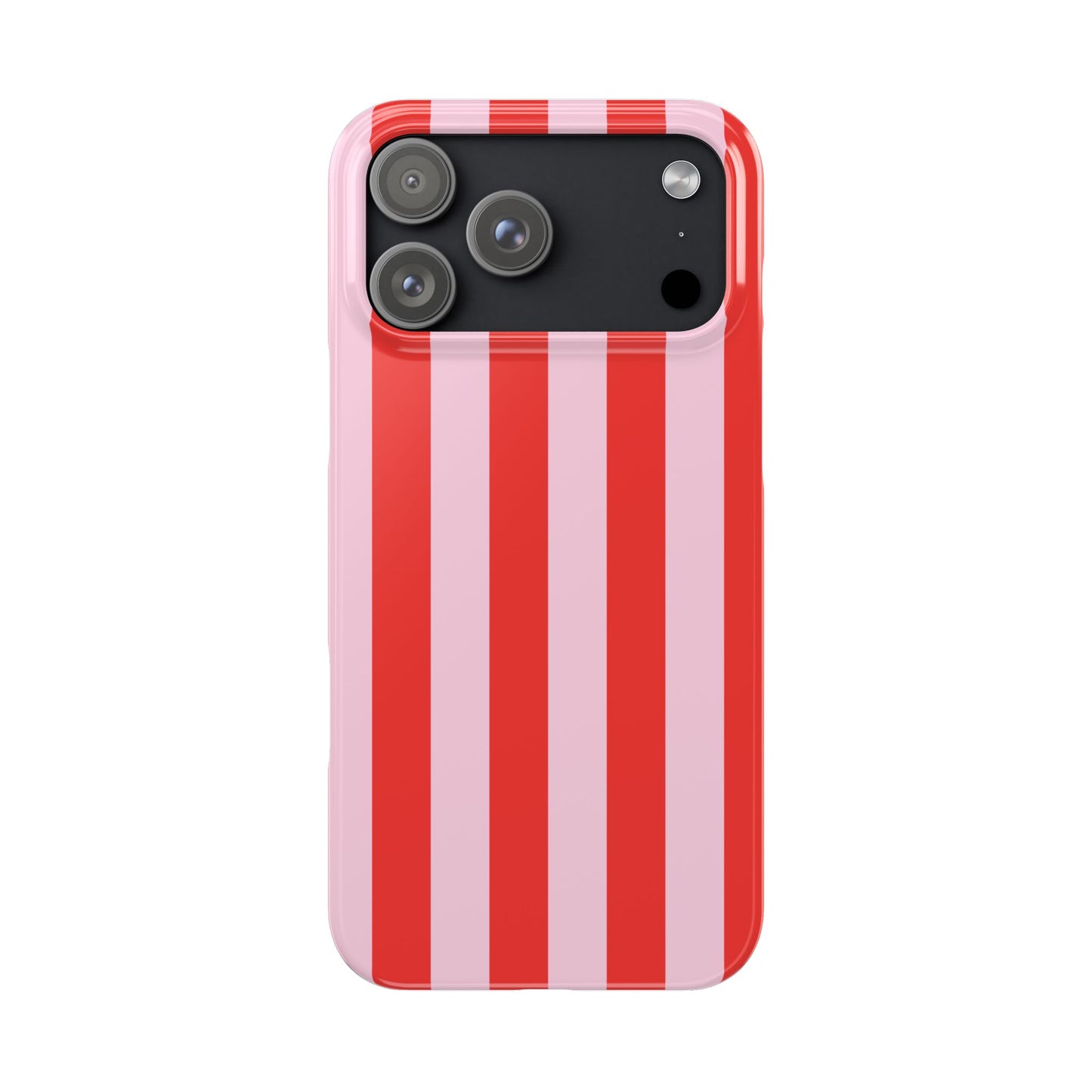 Red&Pink Stripe Case