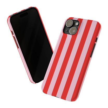Red&Pink Stripe Case
