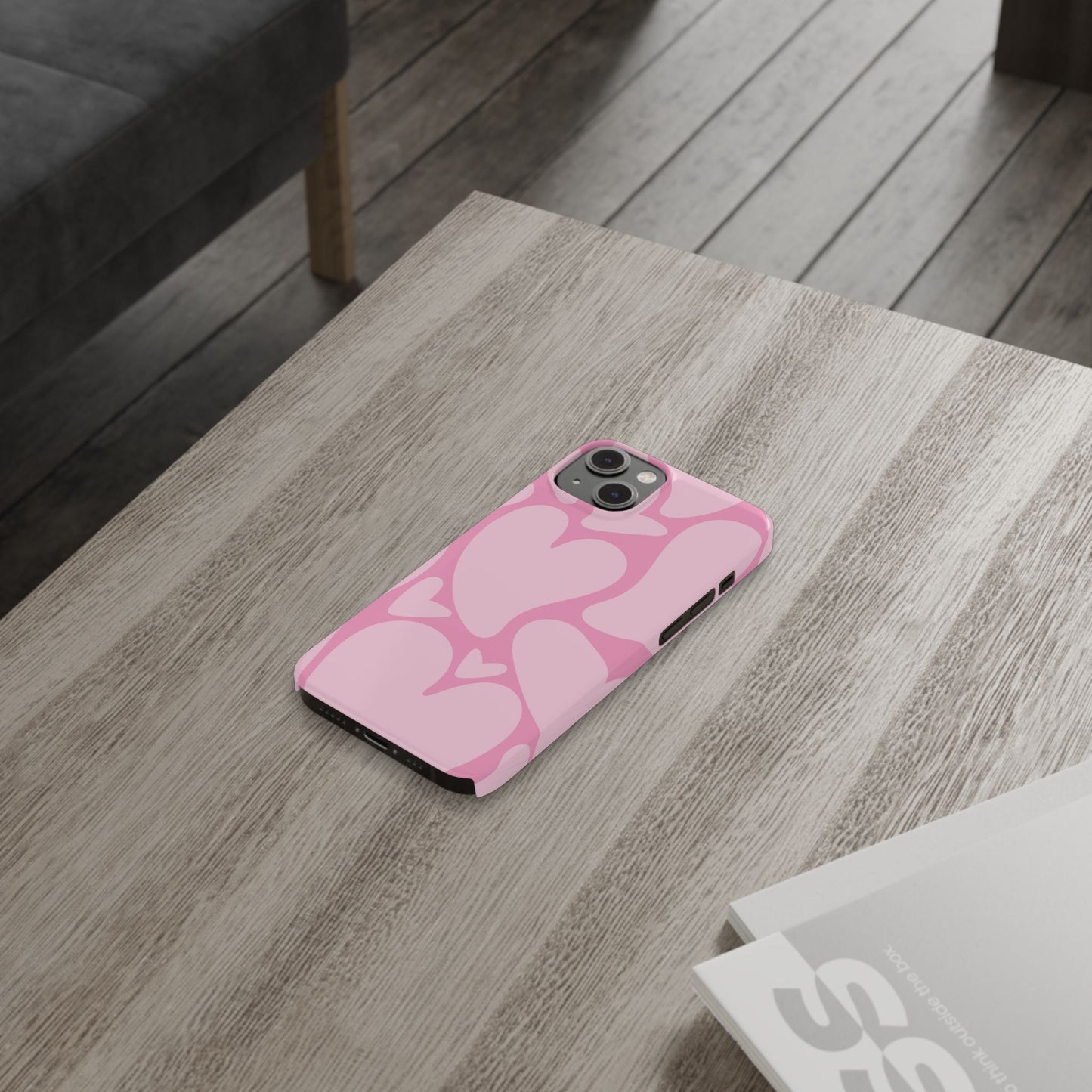 Melting Pink Heart Case