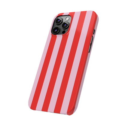 Red&Pink Stripe Case