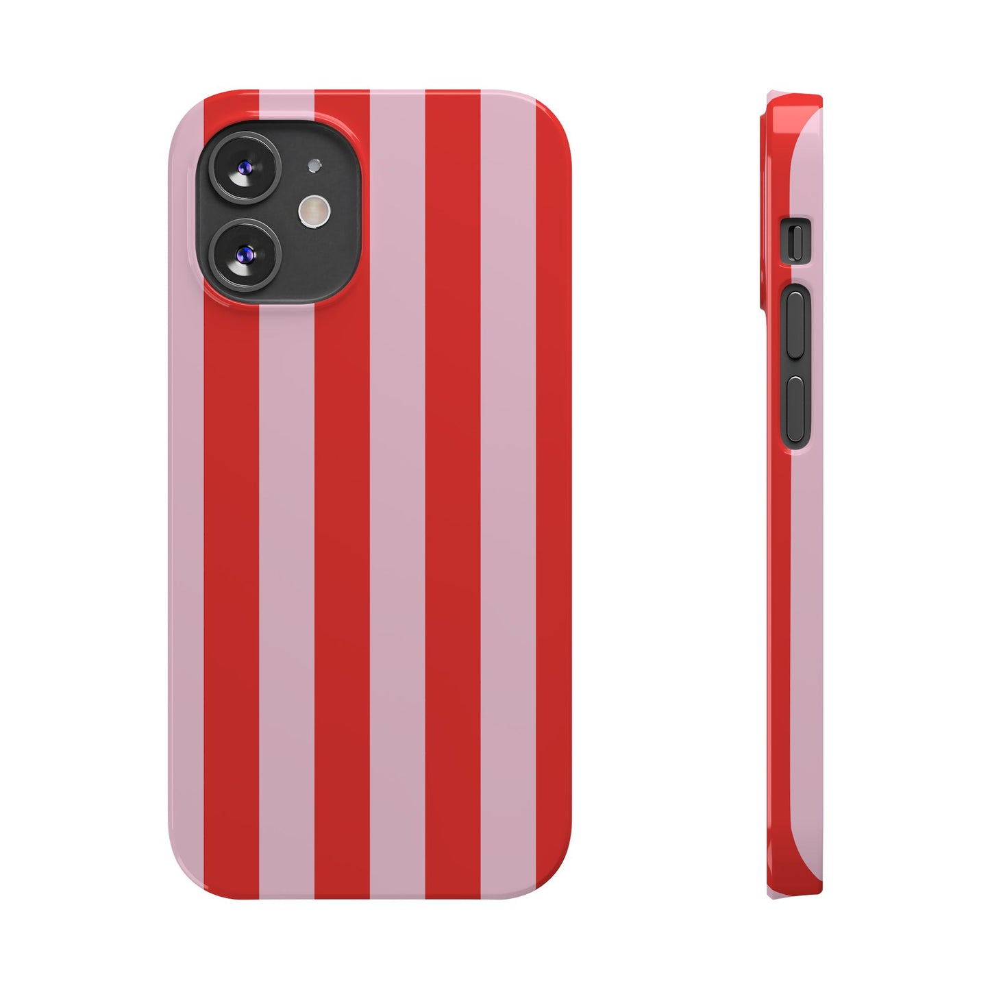 Red&Pink Stripe Case
