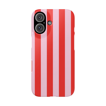 Red&Pink Stripe Case