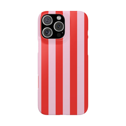 Red&Pink Stripe Case