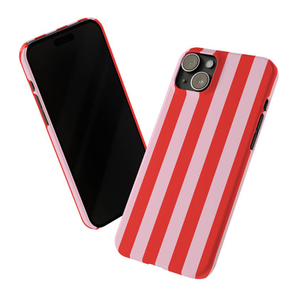 Red&Pink Stripe Case