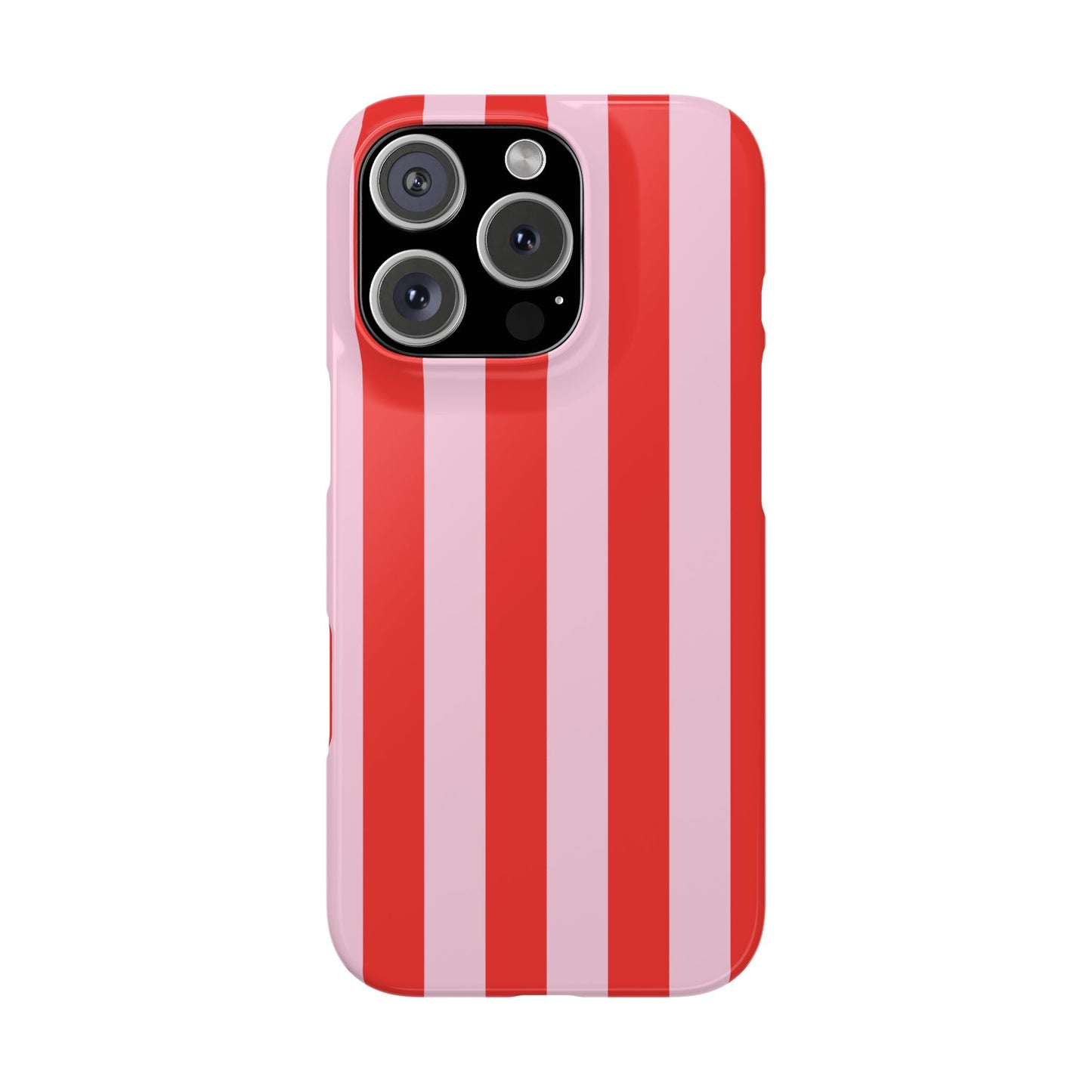 Red&Pink Stripe Case