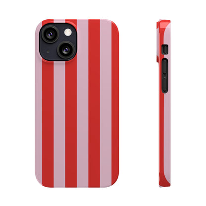 Red&Pink Stripe Case