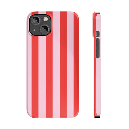 Red&Pink Stripe Case