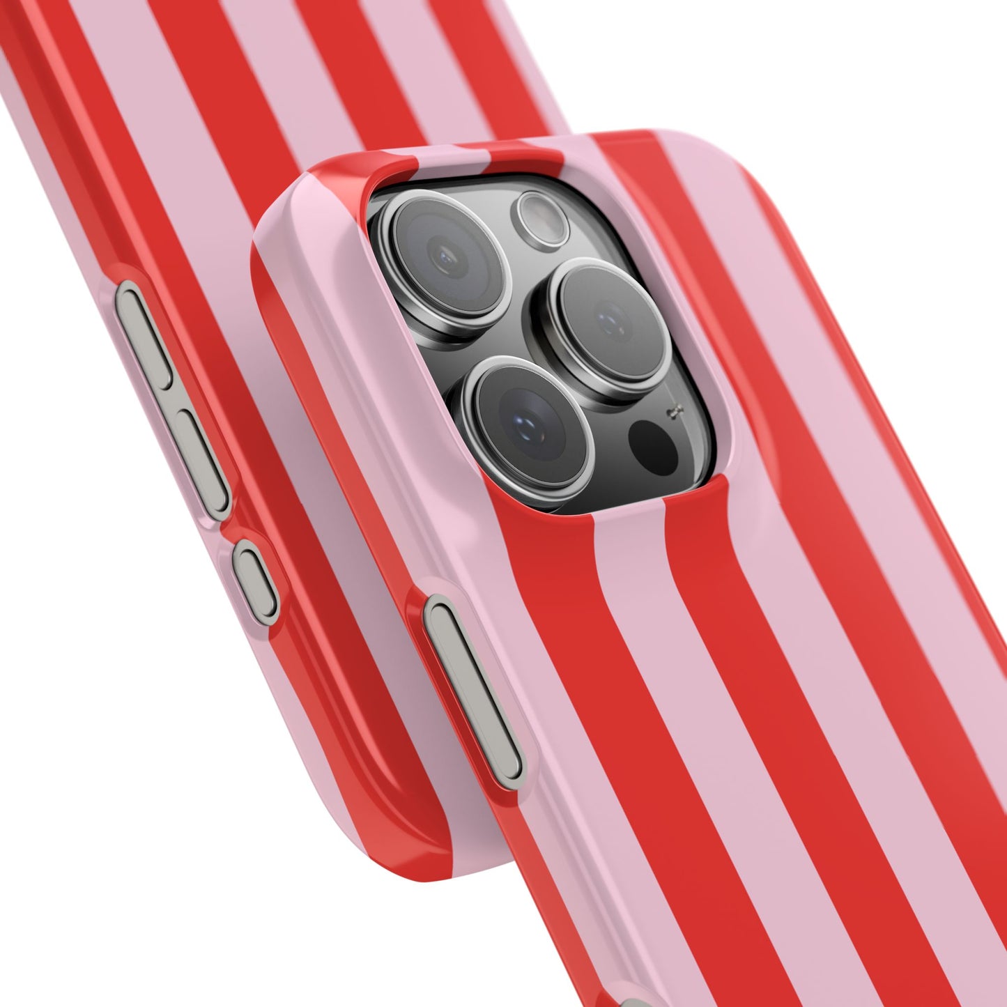 Red&Pink Stripe Case